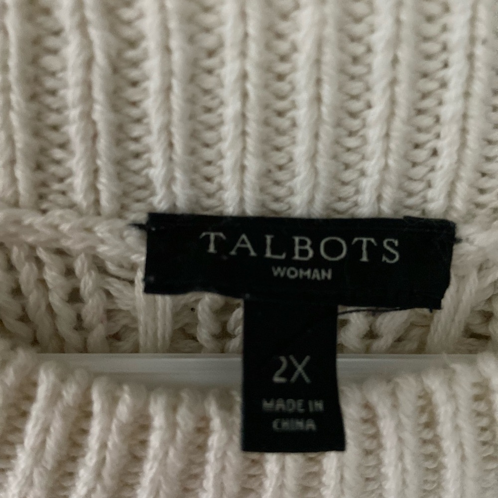 Women's Cream Sweater - Picture 4 of 4